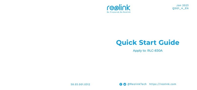 Reolink RLC-830A User manual