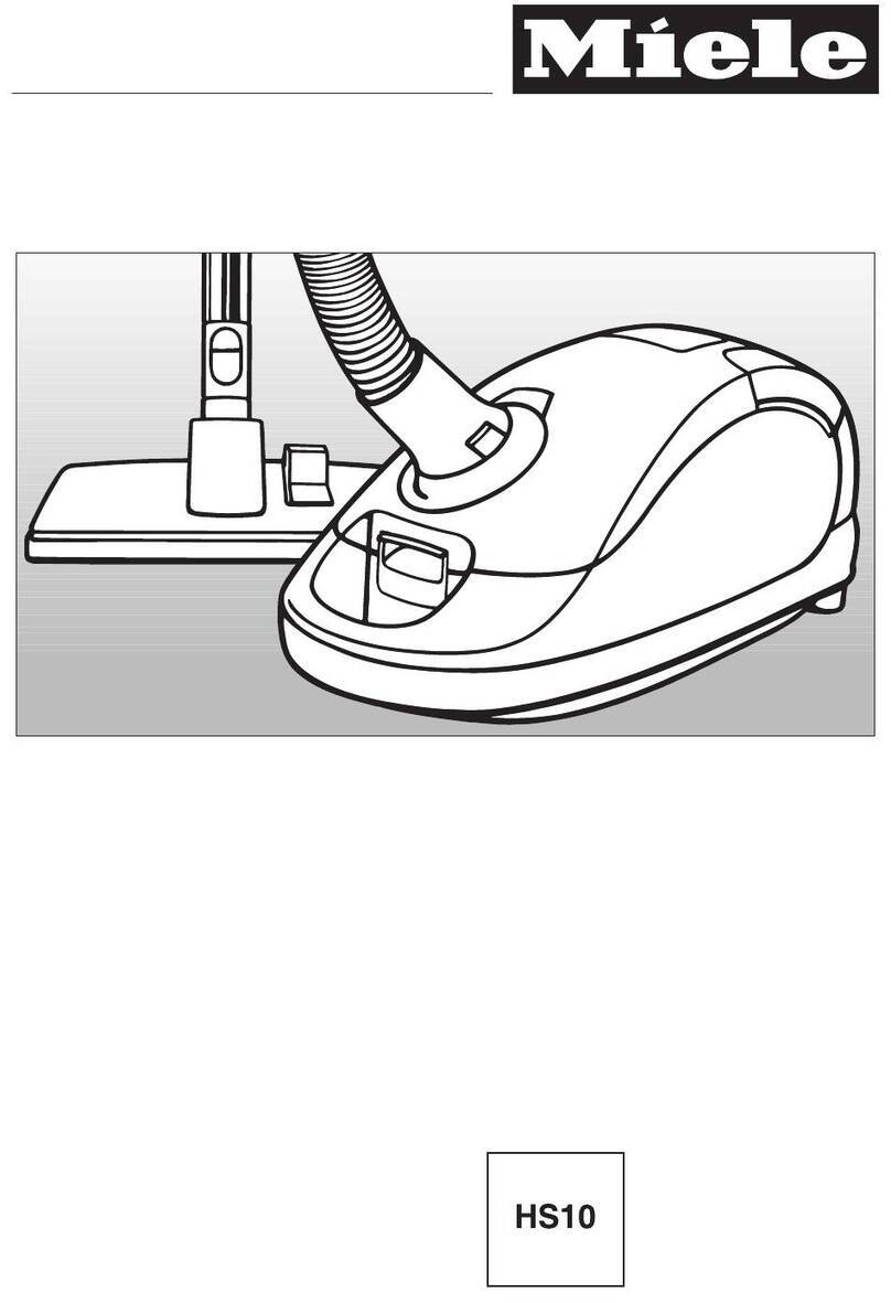 Miele S 4000 operating instructions