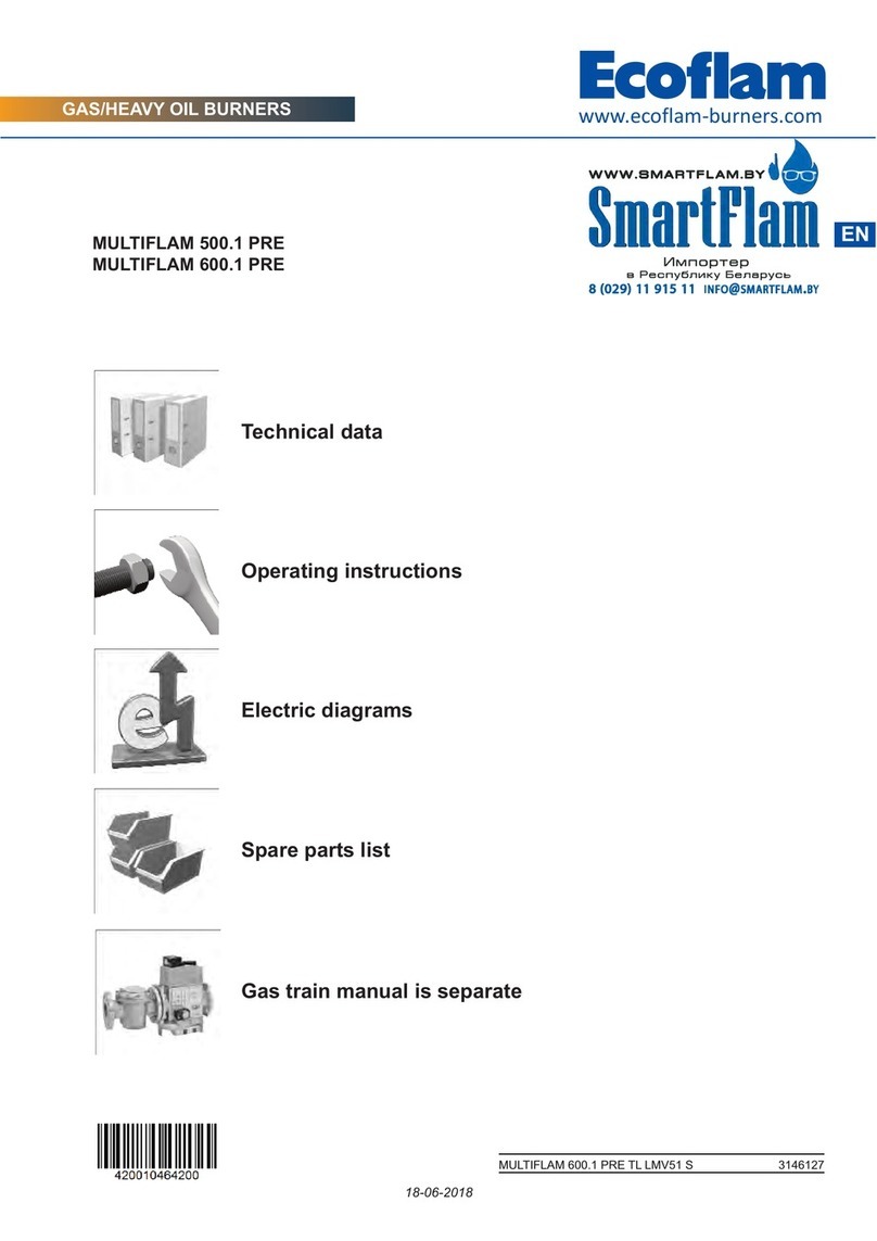 Ecoflam MULTIFLAM 500.1 PRE User manual
