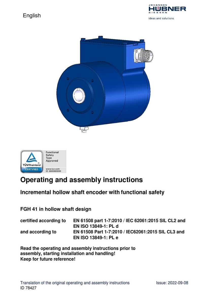 Hubner FGH 41 Operating and assembly instruction