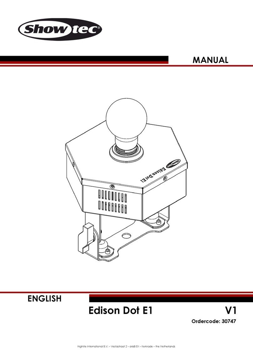 Show Tec Edison Dot E1 V1 User manual