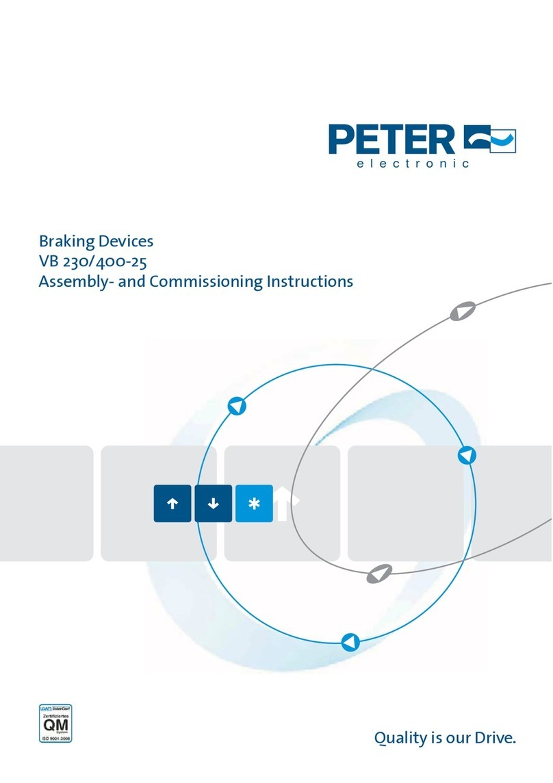 Peter electronic VB 230/400-25 Training manual