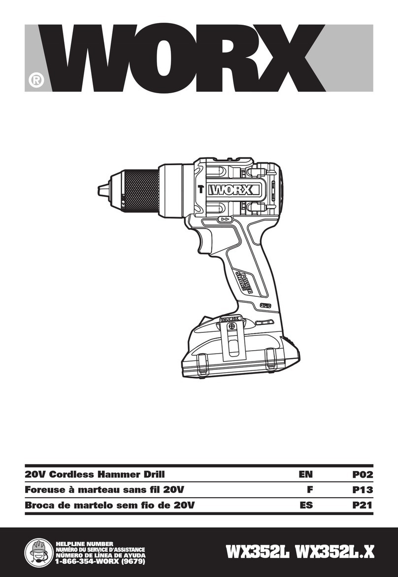 Worx WX352L.X User manual