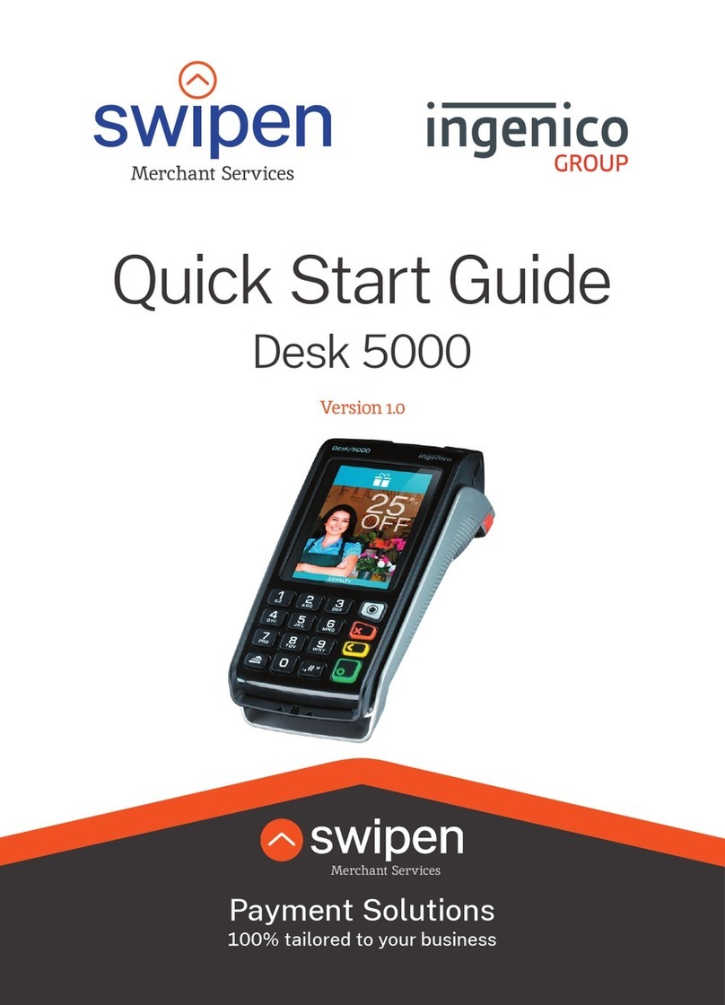 Ingenico group swipen Desk 5000 User manual