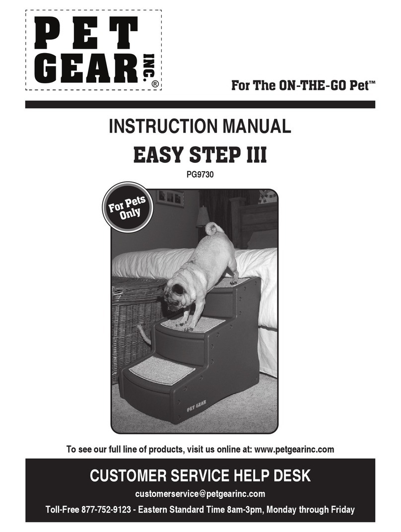Pet Gear EASY STEP III instruction manual