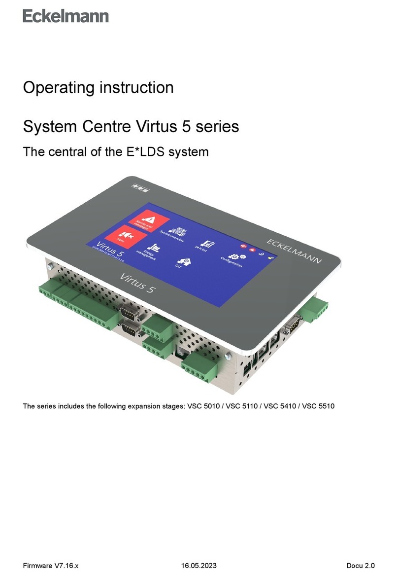 ECKELMANN Virtus 5 Series operating instructions