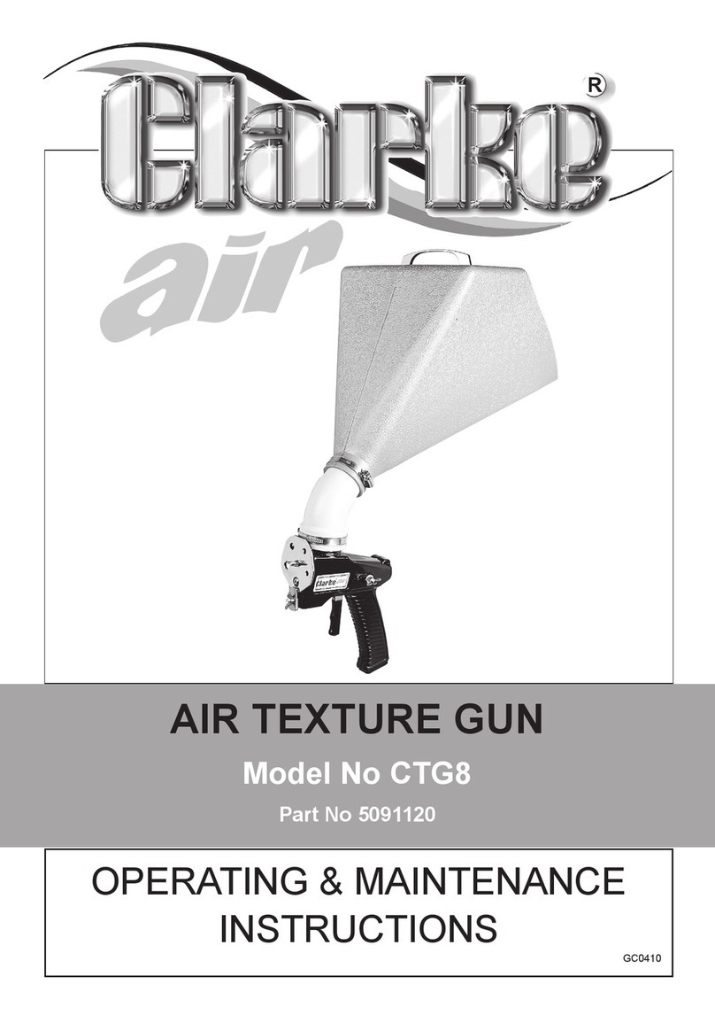 Clarke AIR CTG8 Operating & maintenance instructions