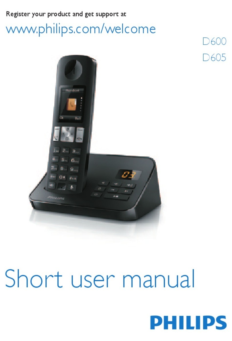 Philips D600 Product information sheet