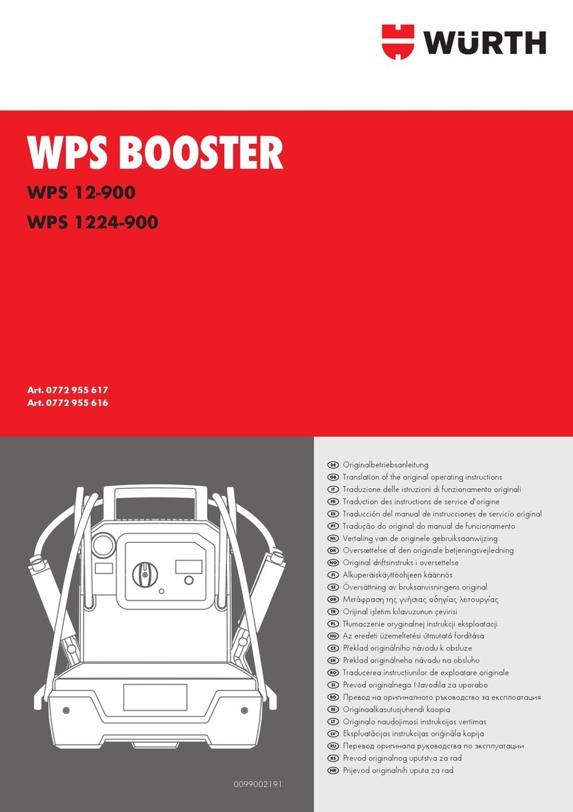 Würth WPS 12-900 User manual