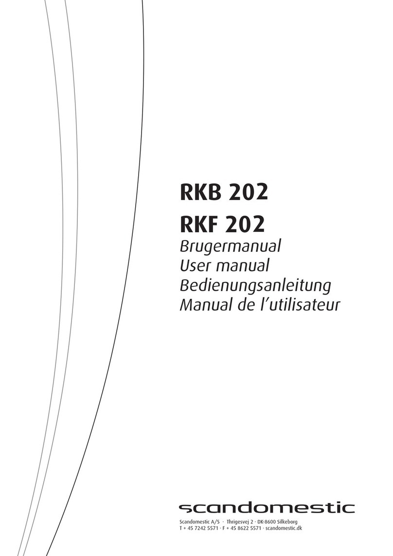 Scandomestic RKB 202 User manual