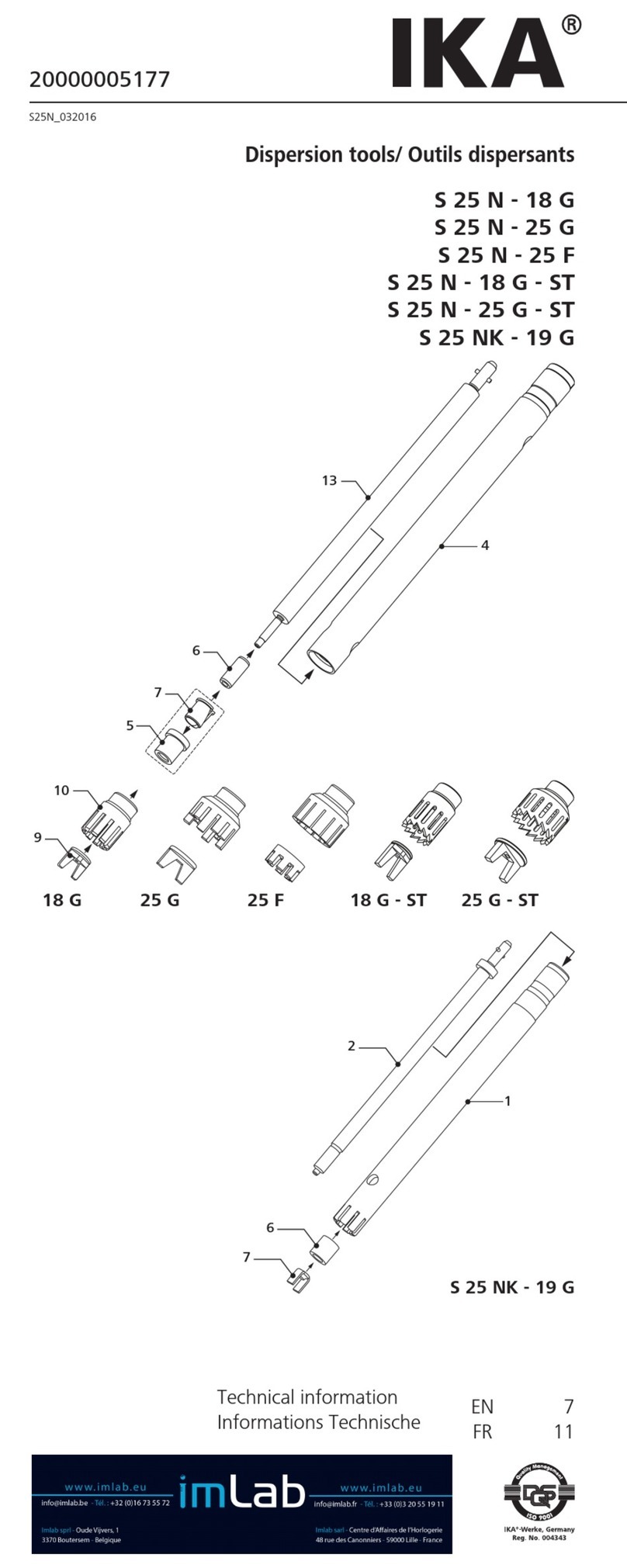 IKA S 25 N - 25 F Manual