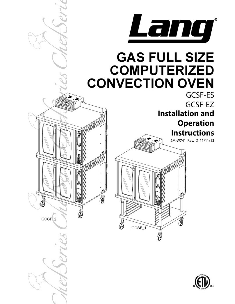 Lang Chef Series Installation instructions