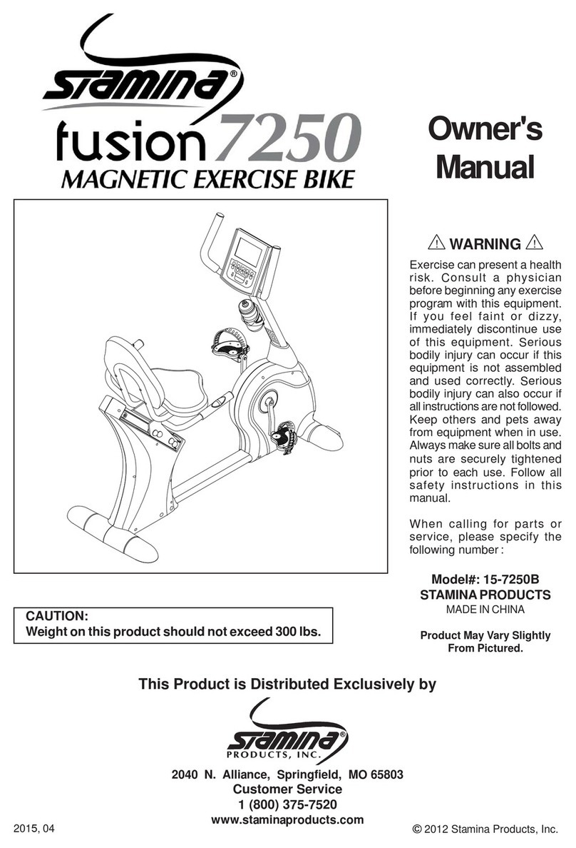 Stamina 15-7250B User manual