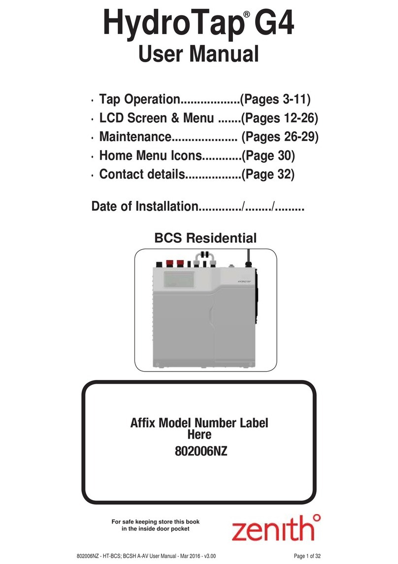 Zenith 802006NZ User manual