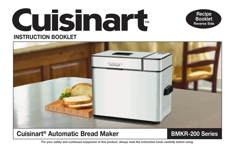 Cuisinart BMKR-200 Series User manual