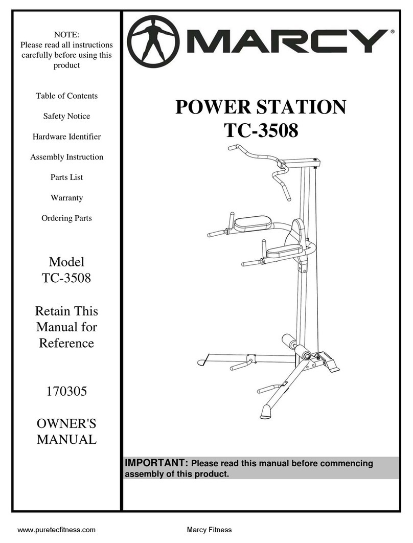 Marcy TC-3508 User manual