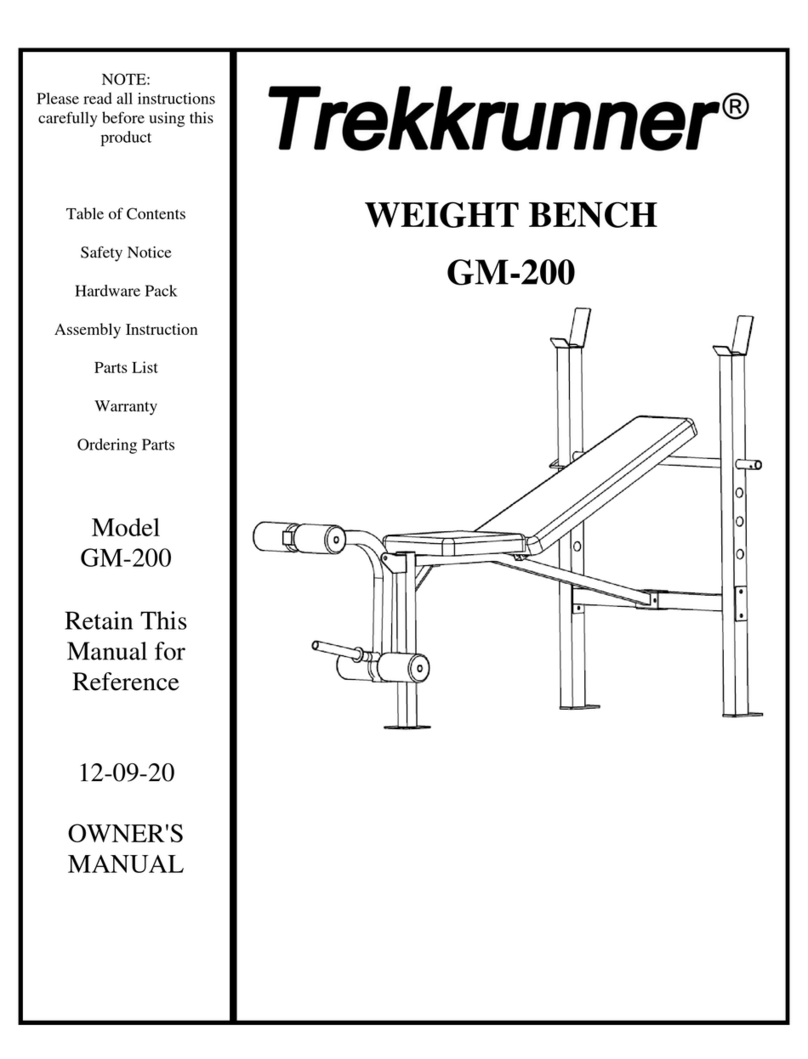 Trekkrunner GM-200 owner's manual