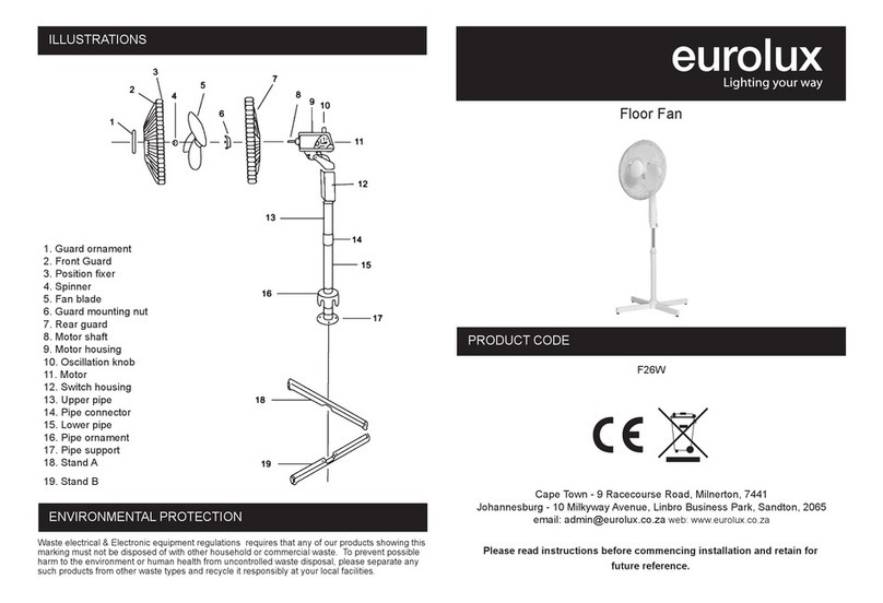 Eurolux F26W user manual