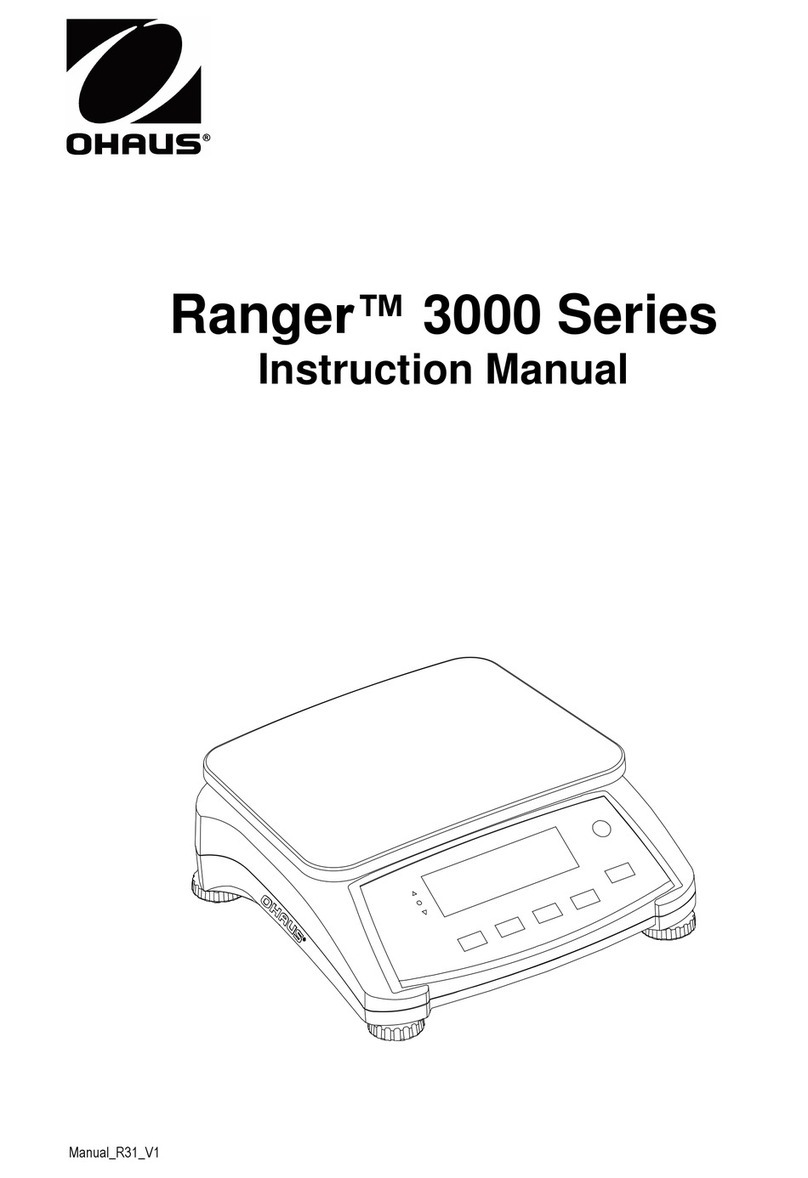 OHAUS Ranger R31P(E)1502 instruction manual