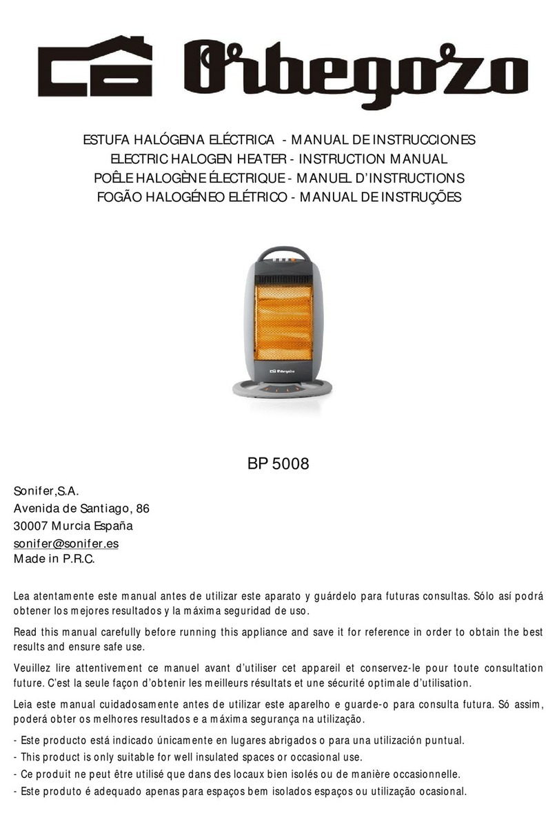 Orbegozo BP 5008 instruction manual