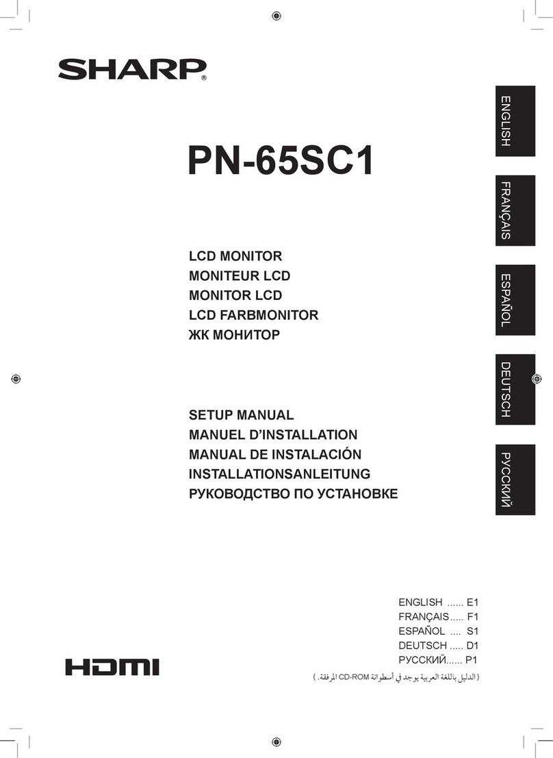 Sharp PN-65SC1 User guide