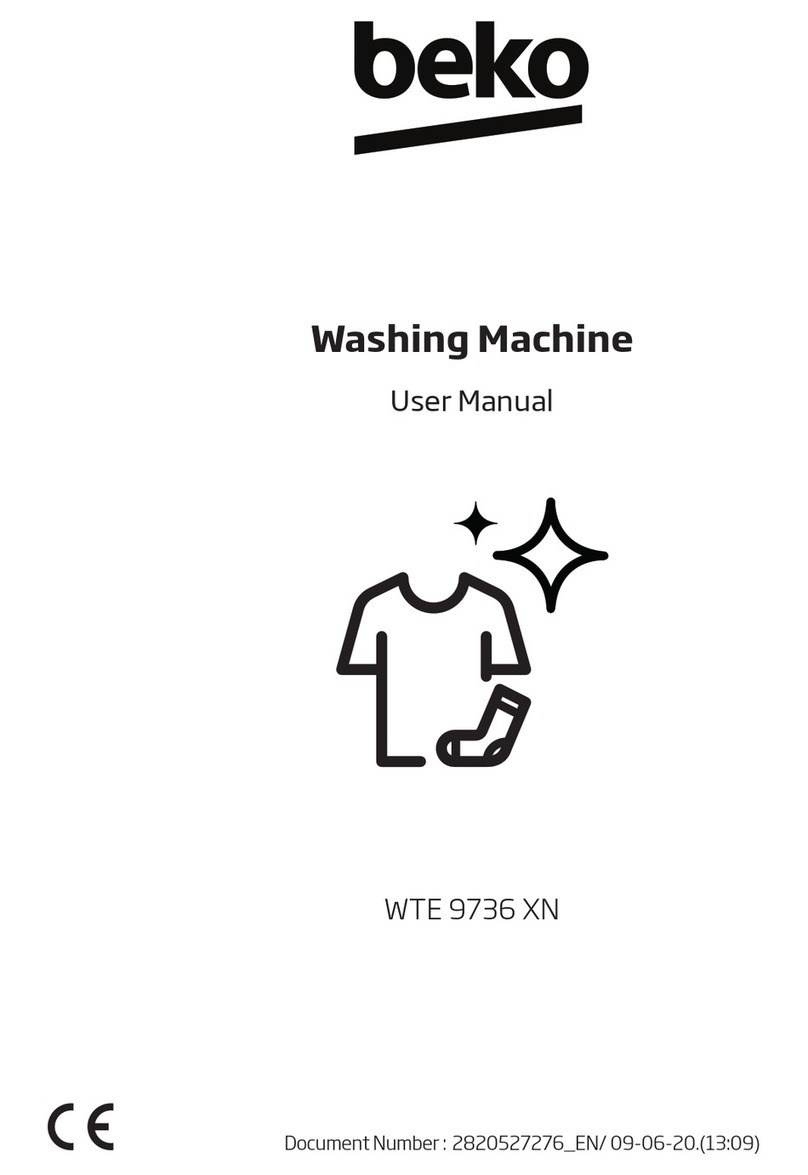 Beko WTE 9736 XN user manual