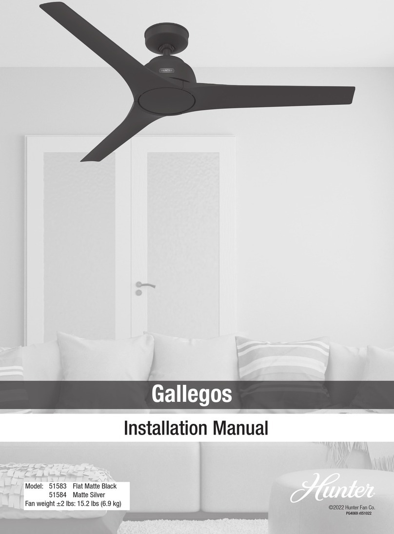 Hunter 51583 User manual