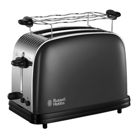 Russell Hobbs Colours Plus Flame Red 23330-56 User manual