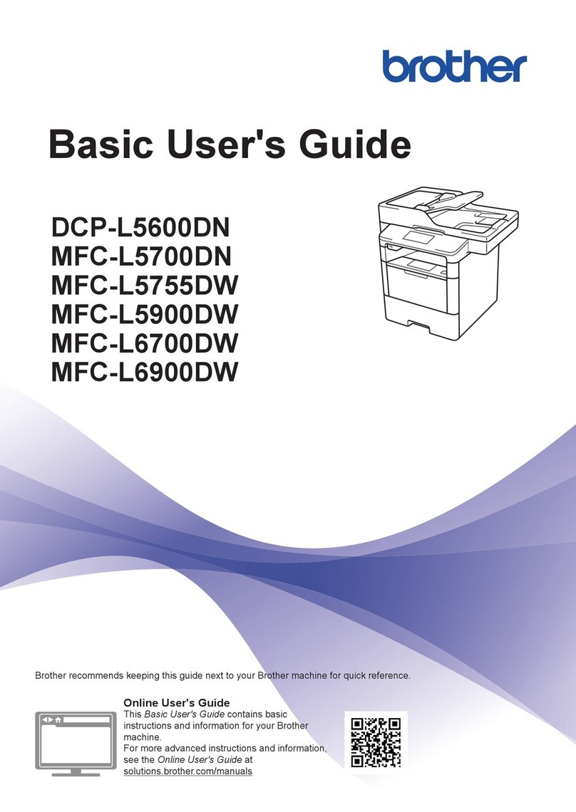 Brother MFC-L5755DW Operating and maintenance manual