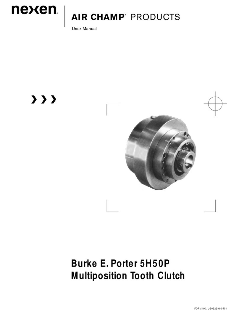 Nexen AIR CHAMP Burke E. Porter 5H50P user manual