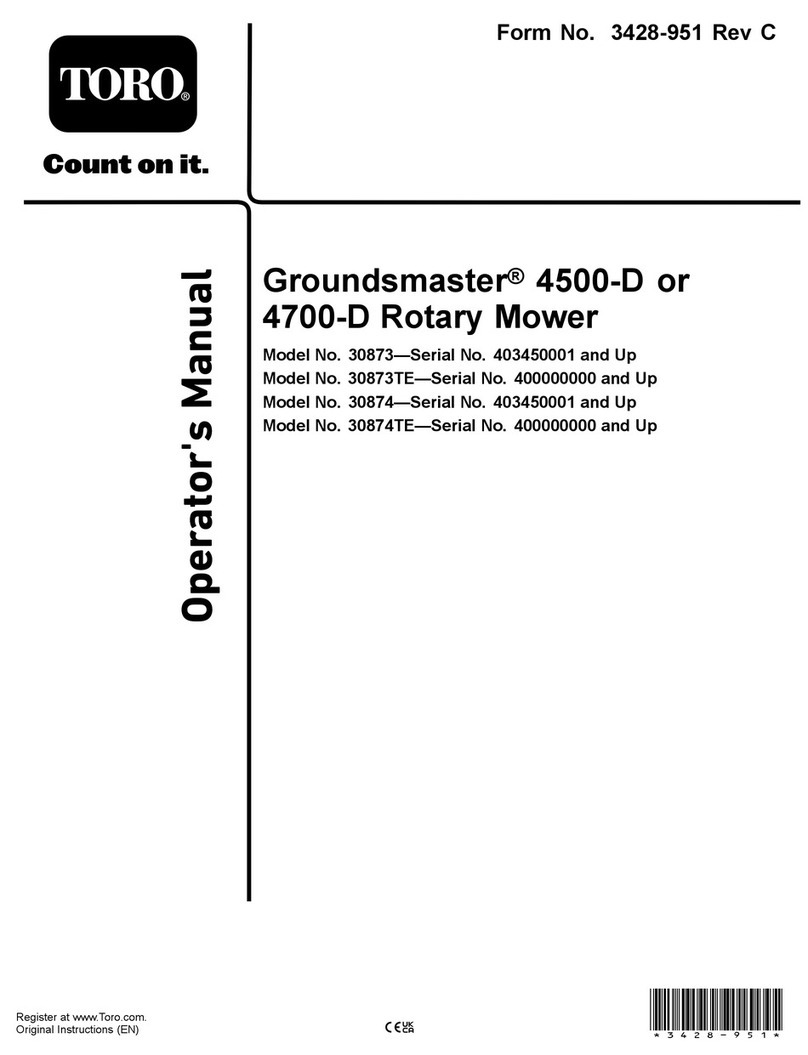 Toro 30873TE User manual Toro 30873TE User manual