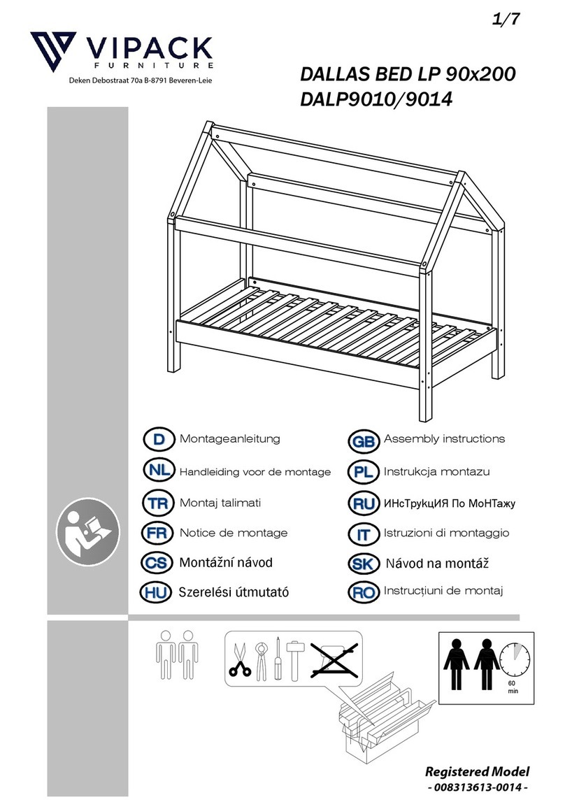 VIPACK DALLAS DALP9010 Assembly instructions