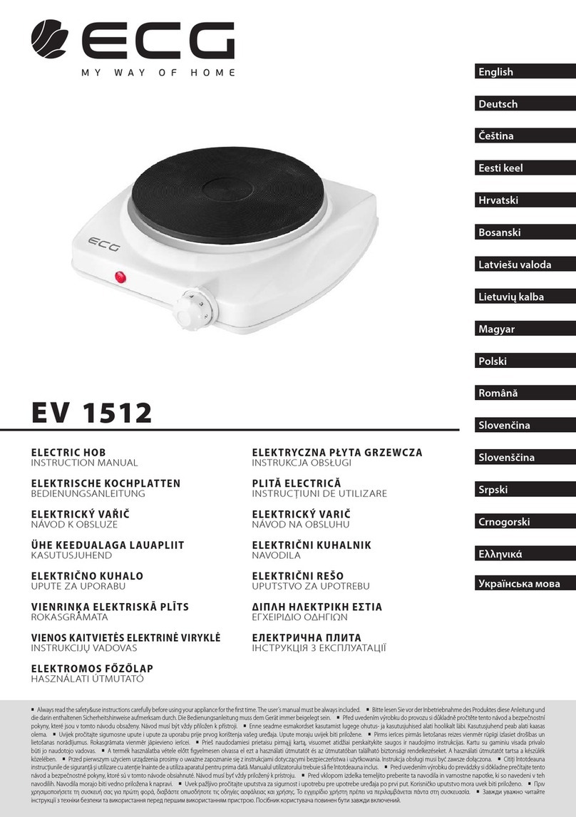 ECG EV 1512 instruction manual
