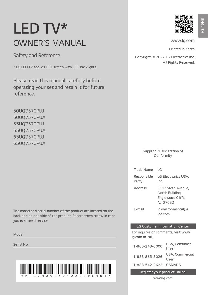 LG 50UQ7570PUJ User manual