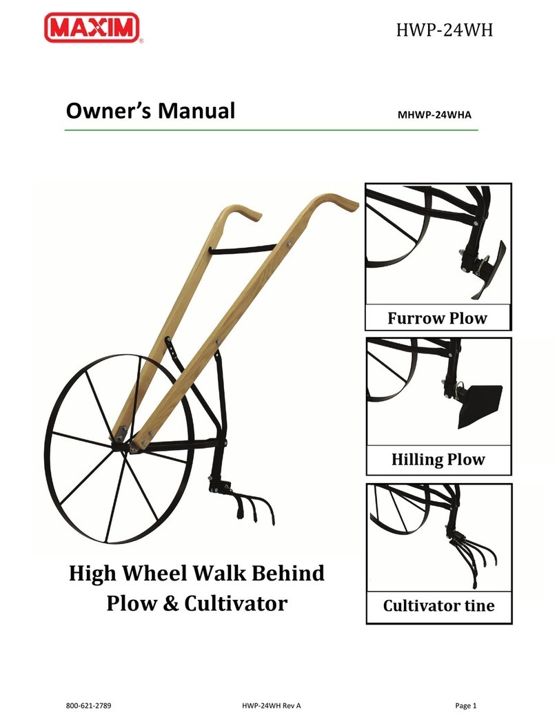 Maxim MHWP-24WHA owner's manual