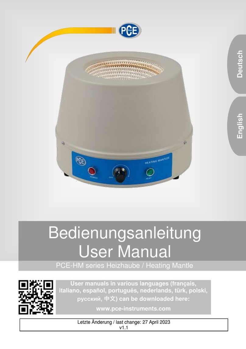 PCE Instruments PCE-HM 100 User manual