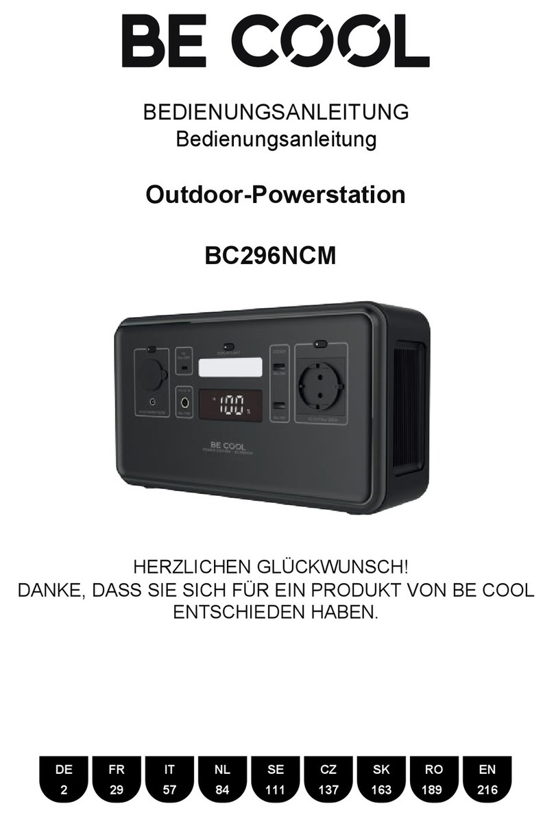 Be Cool BC296NCM manual