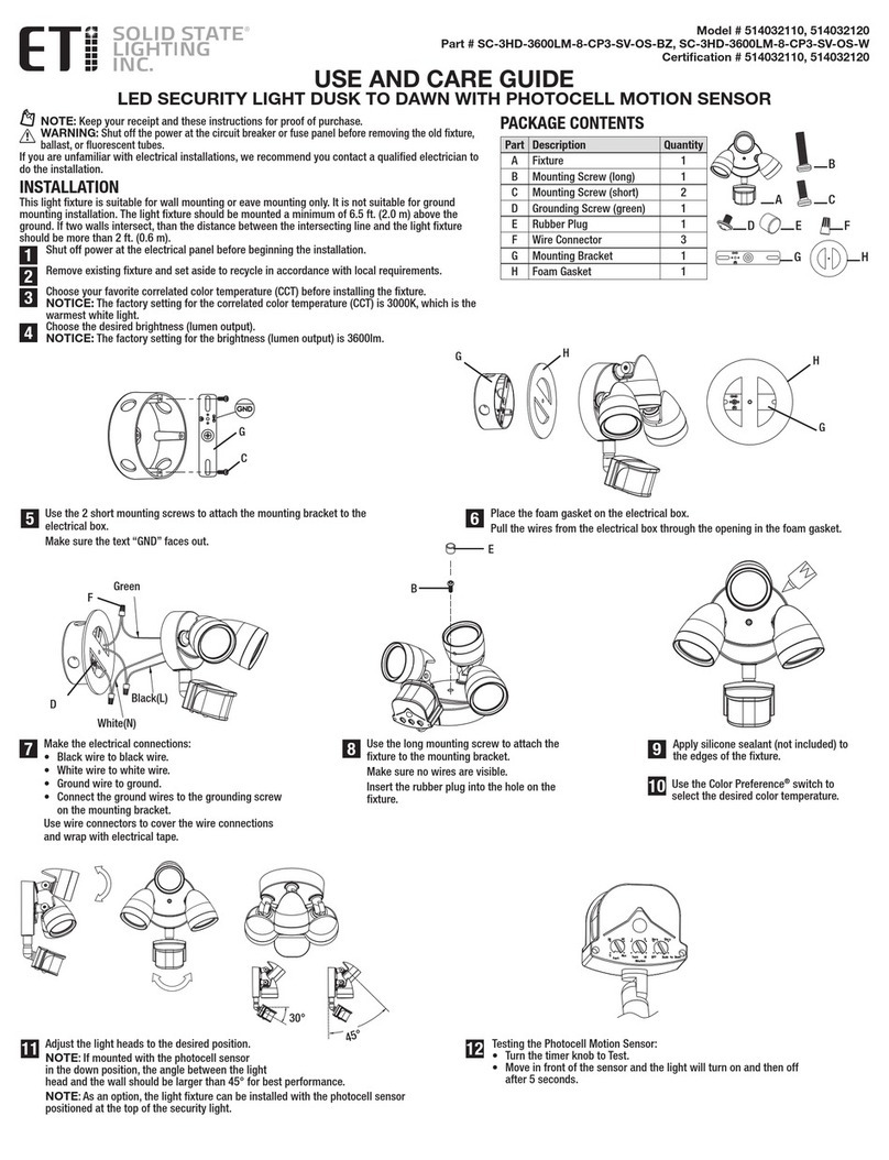 ETI 514032110 Use and care guide ETI 514032110 Use and care guide