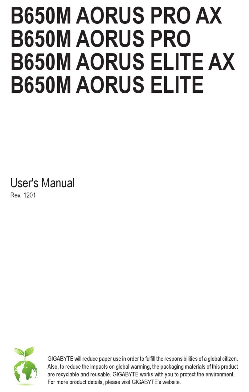 Gigabyte B650M AORUS PRO AX User manual