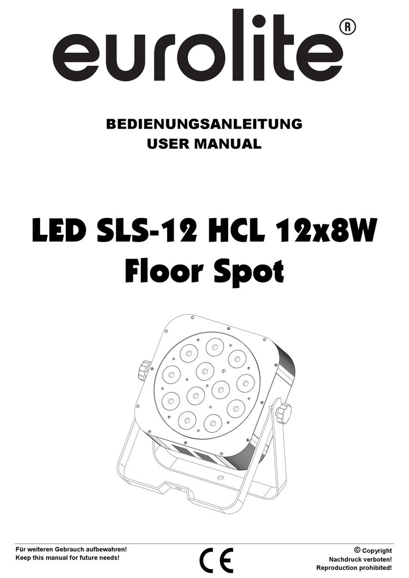 EuroLite LED SLS-12 HCL 12x8W user manual