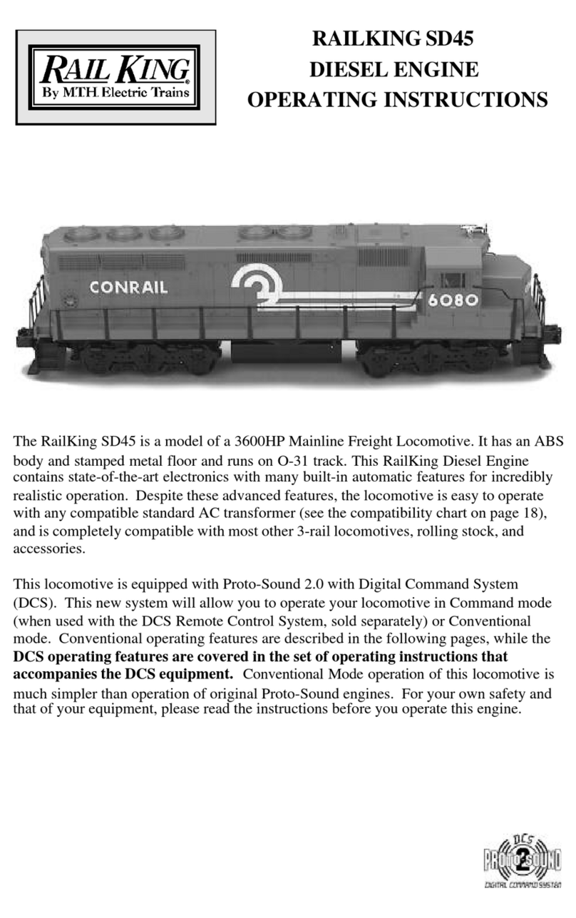 MTHTrains Rail King SD-45 operating instructions