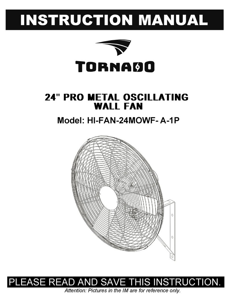 Tornado HI-FAN-24MOWF-A-1P User manual