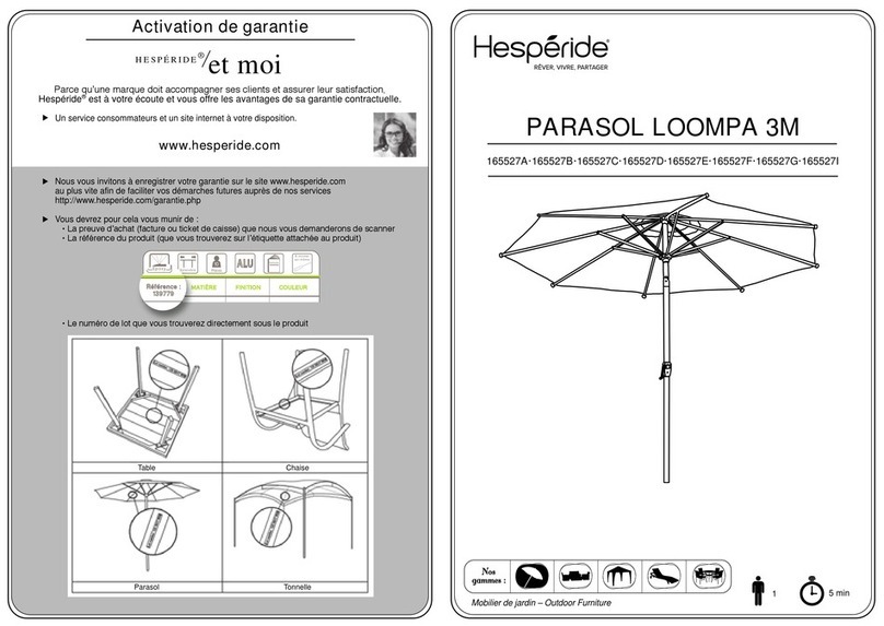 Hesperide LOOMPA 3M Installation guide