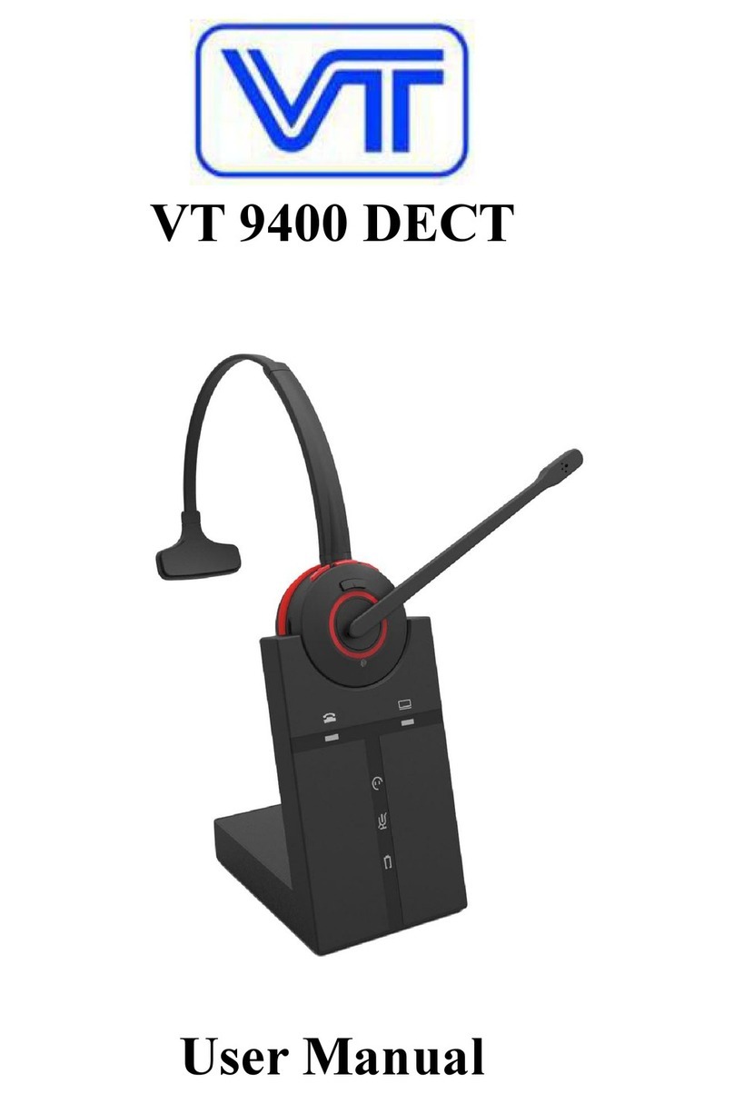 VT VT9400 DECT user manual