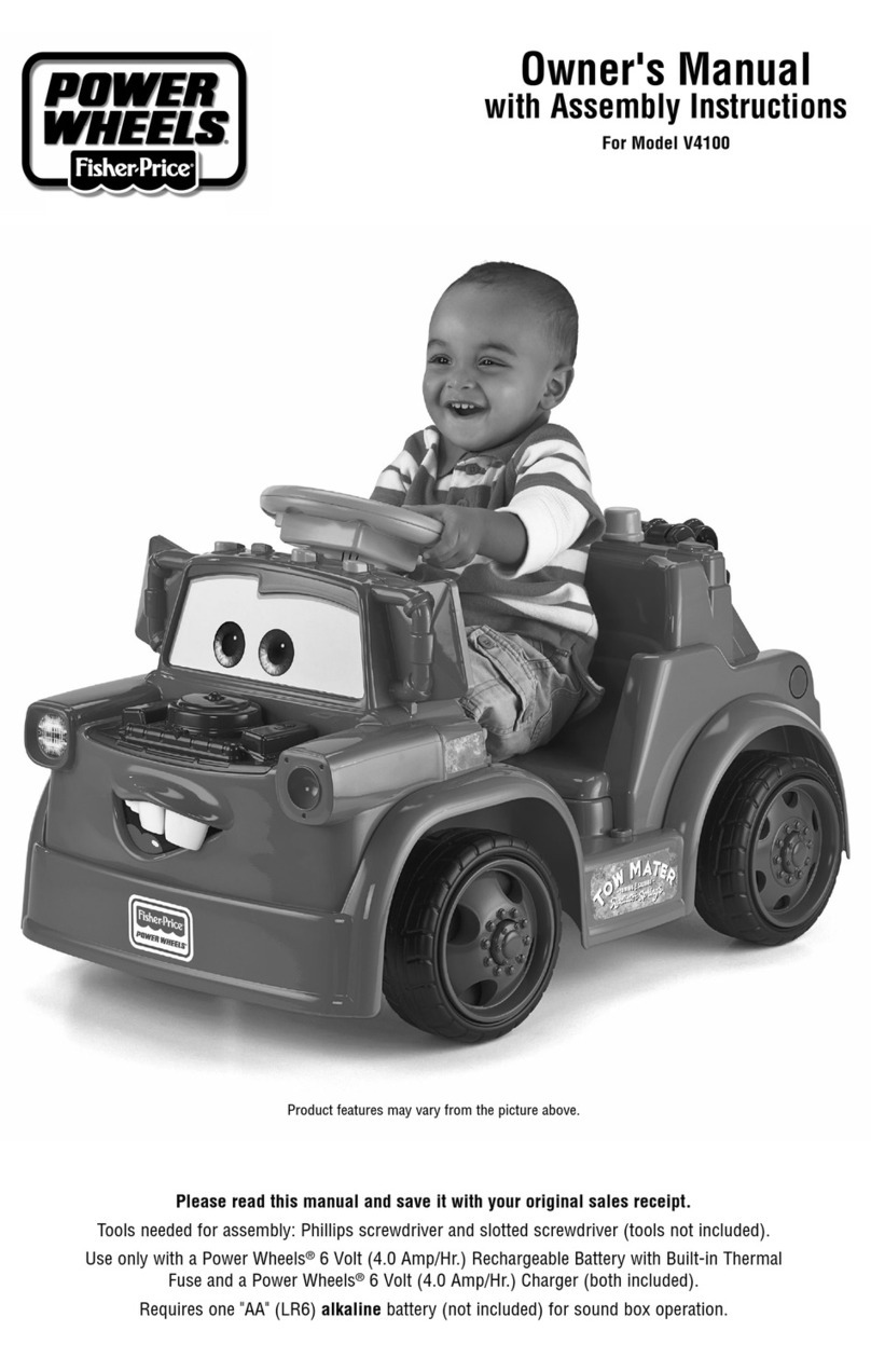Fisher-Price POWER WHEELS V4100 owner's manual