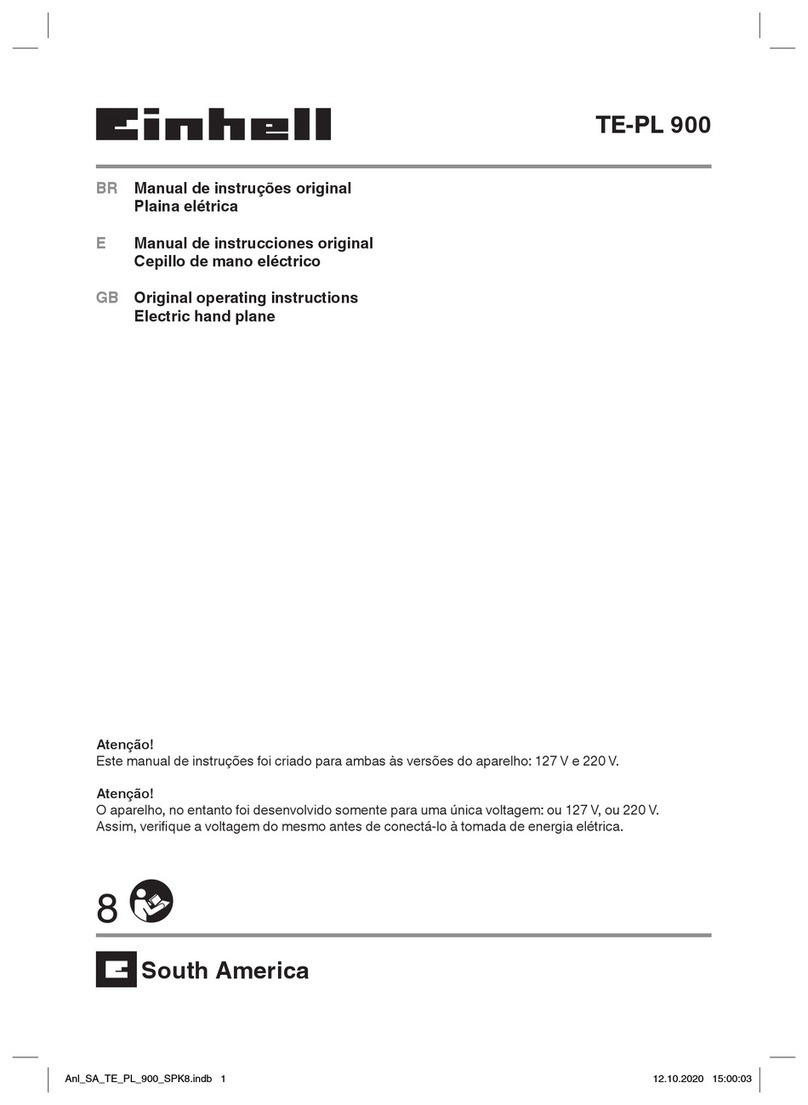 EINHELL TE-PL 900 User manual