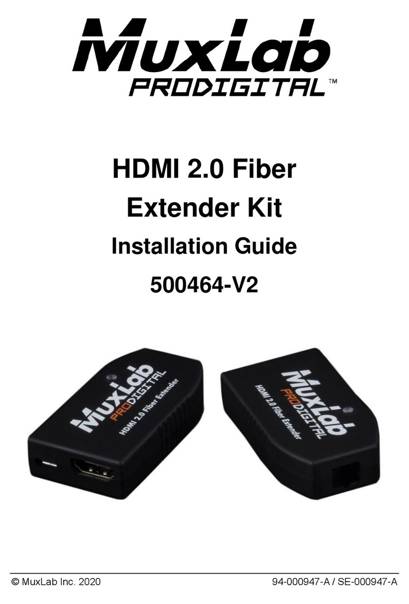 MuxLab 500464-V2 User manual