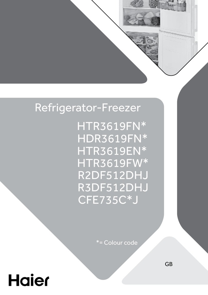 Haier CFE735C J Series User manual