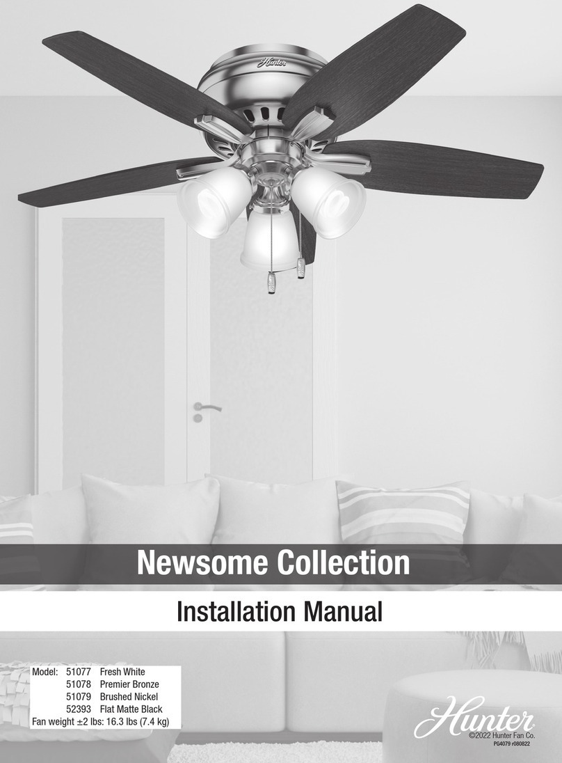 Hunter Newsome 51077 User manual
