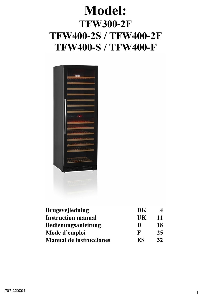 Tefcold TFW400-S User manual